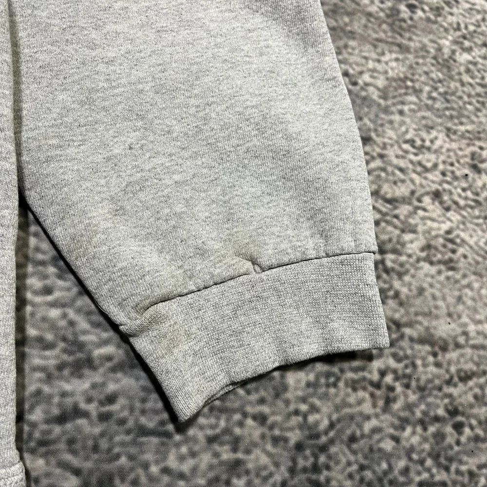 Vintage‎ 90s Nike Sweatshirt Mens XL Gray Mini Swoosh Embroidered Crewneck